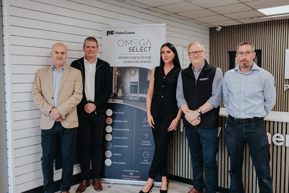 Potter Cowan strengthens worktop offering through new partnership with Bushboard